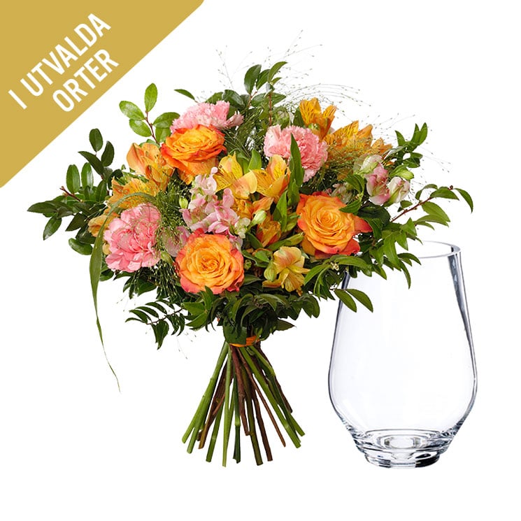 Bukett Med Vas | Blommogram | Interflora