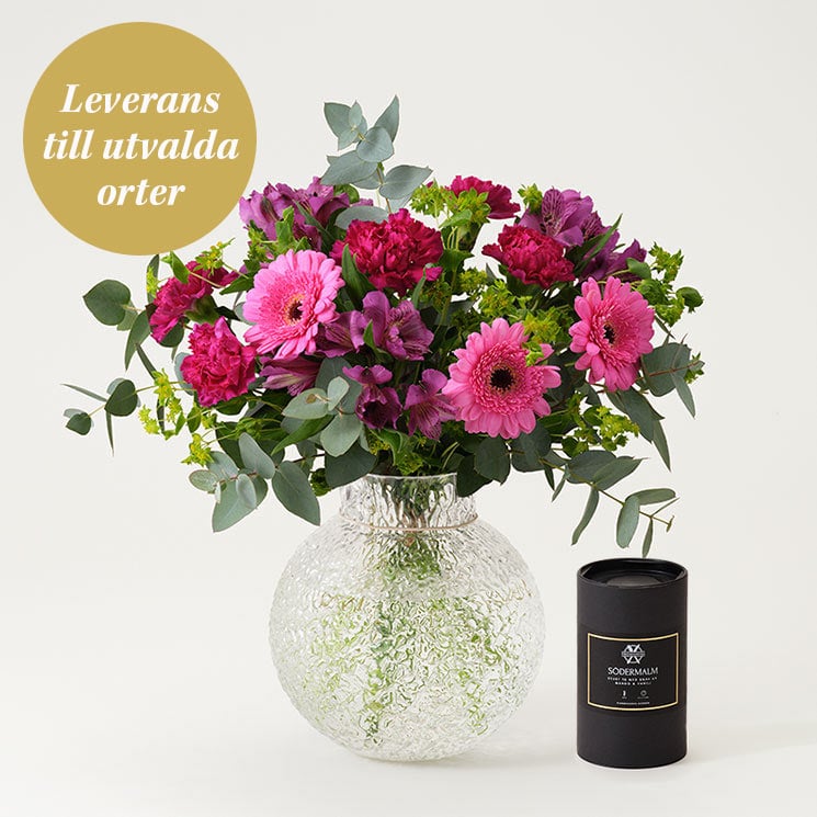 Buketten Varm Kram med te - Beställ som blombud | Interflora Buketter